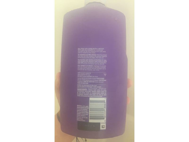 Aussie Miracle Curls Conditioner, Coconut & Jajoba Oil, 26.2 fl oz/778 mL