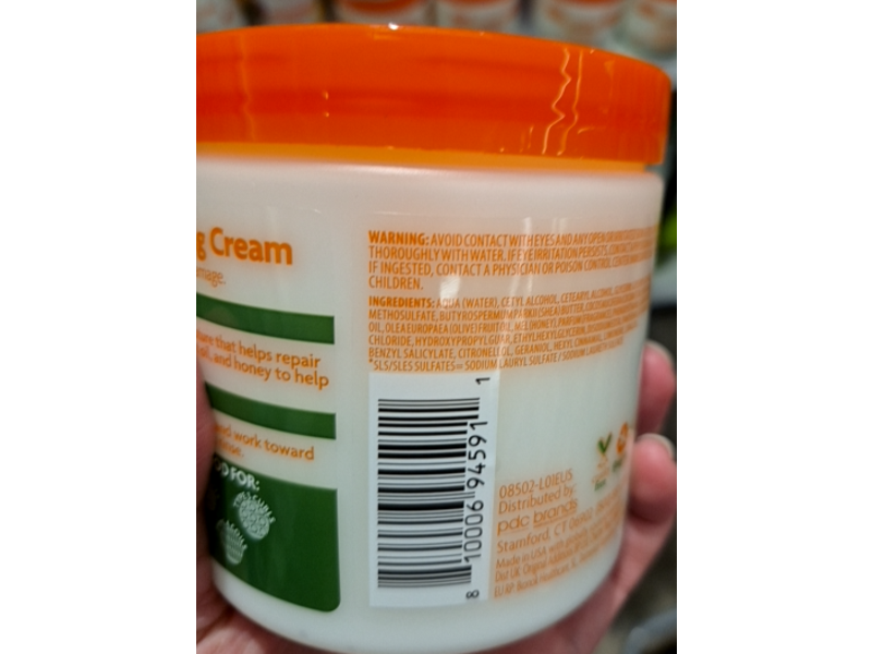 Cantu For Kids Leave - In Conditioner, Shea Butter + Coconut Oil & Honey, 16 oz/453 g