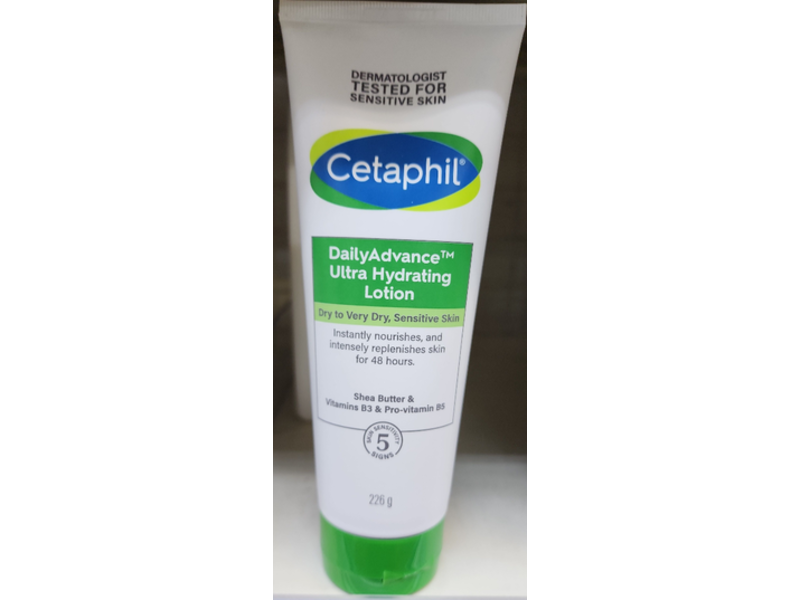 Cetaphil Daily Advance Ultra Hydrating Lotion, 226 g
