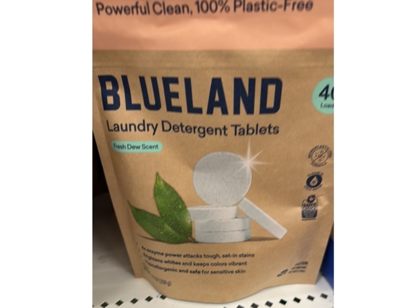 Blueland Laundry Detergent Tablets, Fresh Dew Scent, 40 Loads, 8 oz/228 g