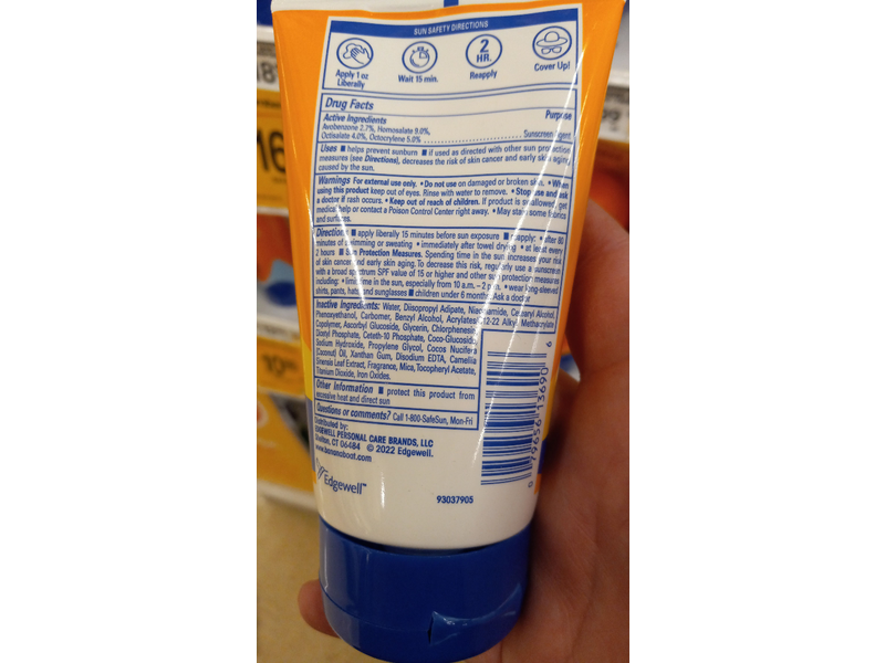 Banana Boat Protection + Vitamins Sunscreen Lotion, SPF 50 +, 4.5 oz/133 mL