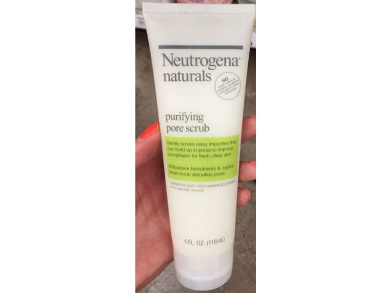 Neutrogena Naturals Purifying Pore Scrub, 4 fl oz/118 mL