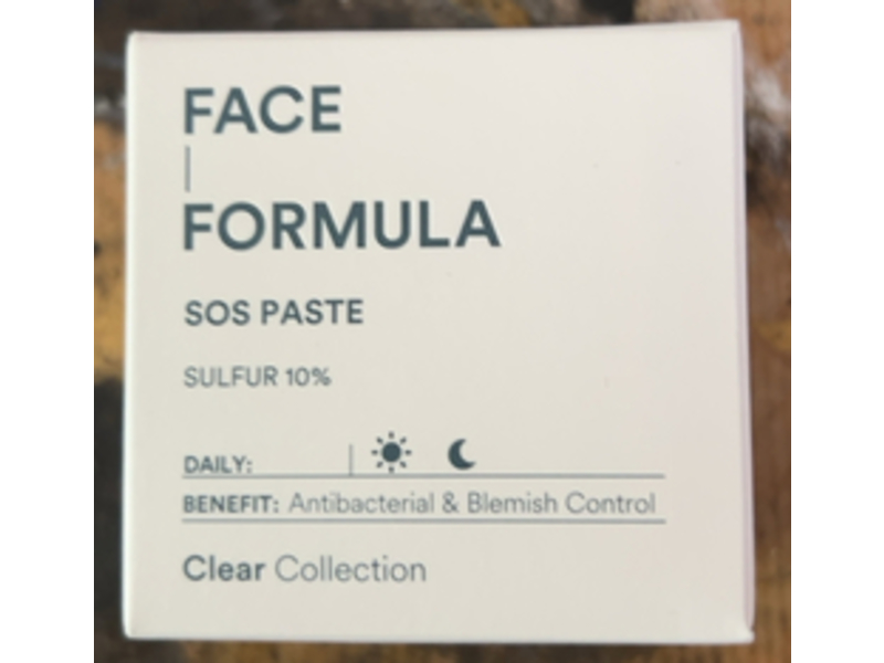 Face Formula SOS Paste, 30 mL