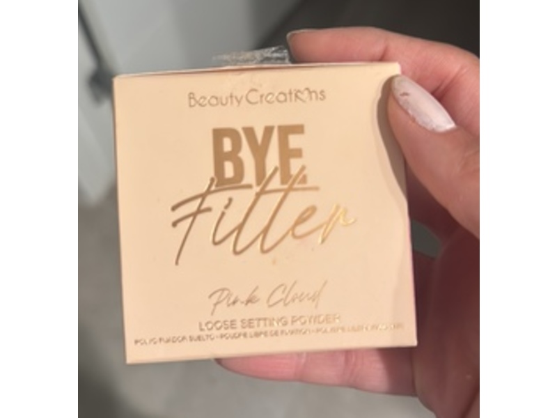 Beauty Creations Bye Filter Loose Setting Powder, Pink Cloud, 1.06 oz
