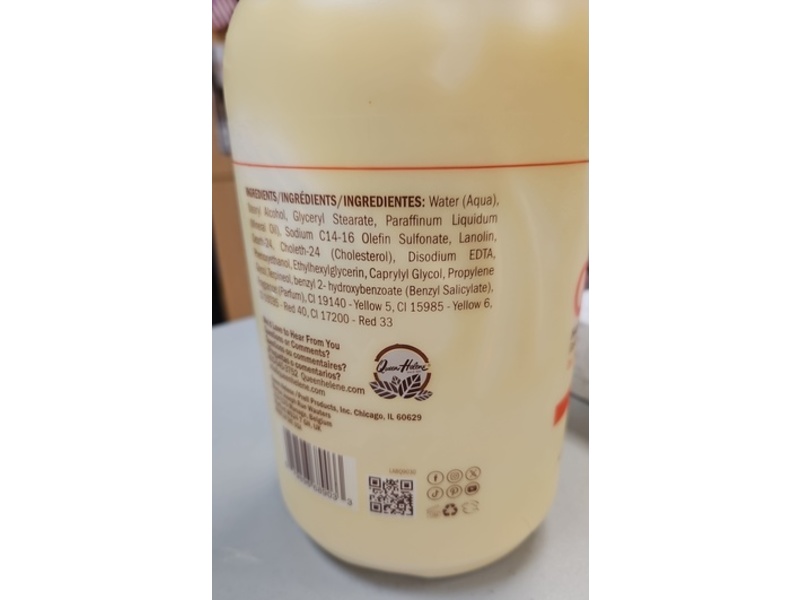 Queen Helene Cholesterol Hair Conditioning Cream, 80 oz/2.27 kg, Pack Of 2