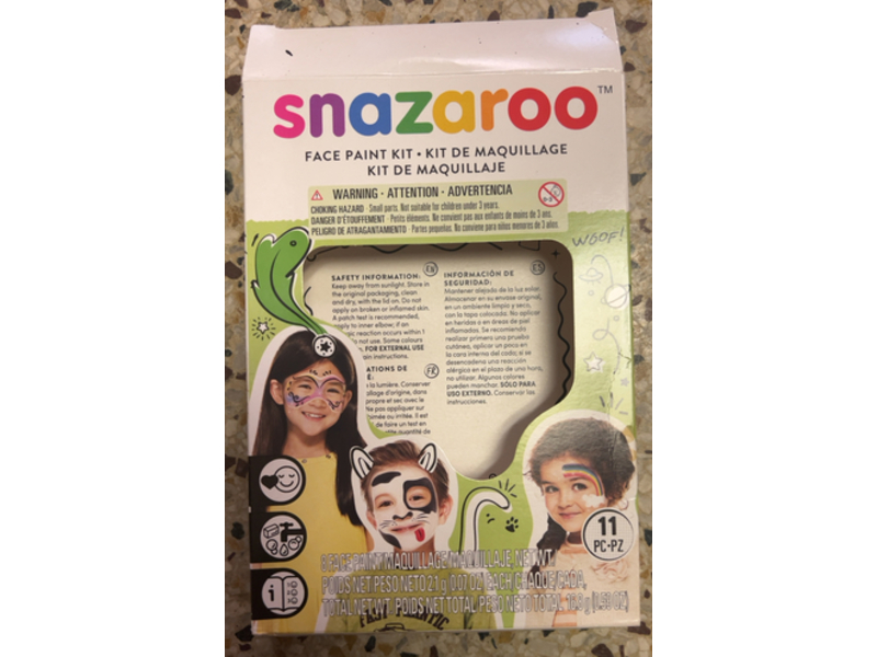 Snazaroo Rainbow Face Paint Kit, 0.07 oz/02.1 g