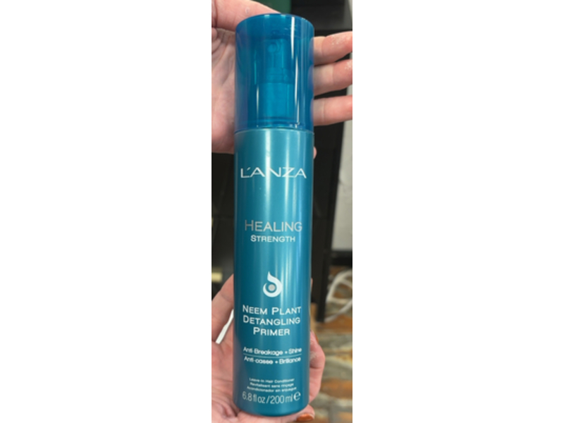 L'anza Leave-In Hair Conditioner Neem Plant Detangling Primer, 6.8 fl oz/200 mL