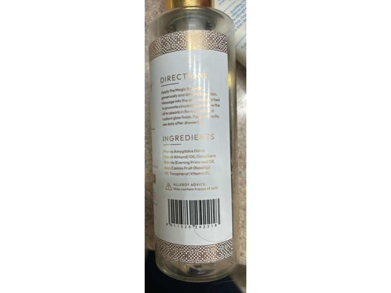 Besque Magic Luxury Body Oil, Unscented, 6.76 fl oz/200 mL