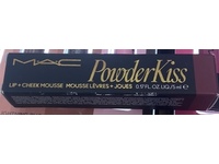 M.A.C. Cosmetics PowderKiss Lip + Cheek Mousse, Burning Love, 0.17 fl oz/5 mL - thumbnail 2