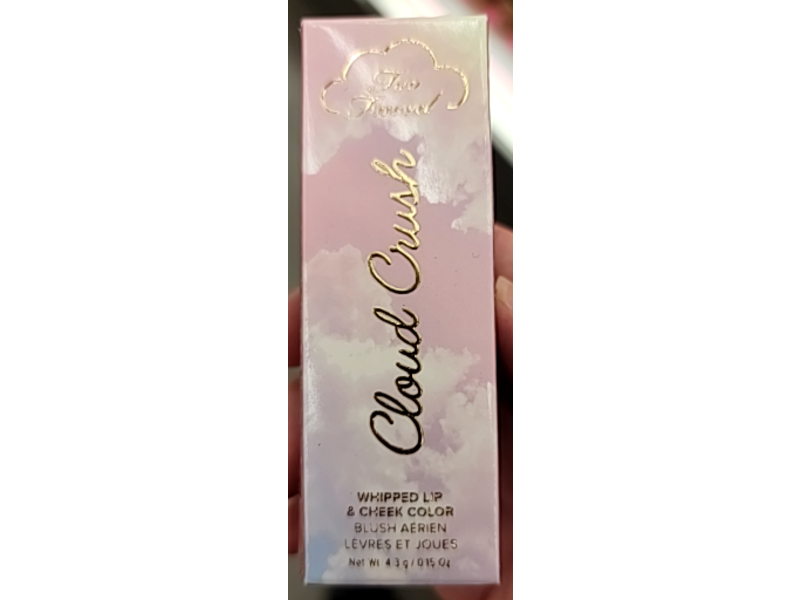 Too Faced Cloud Crush Whipped Lip & Cheek Color, Headliner, 0.15 oz/4.3 g