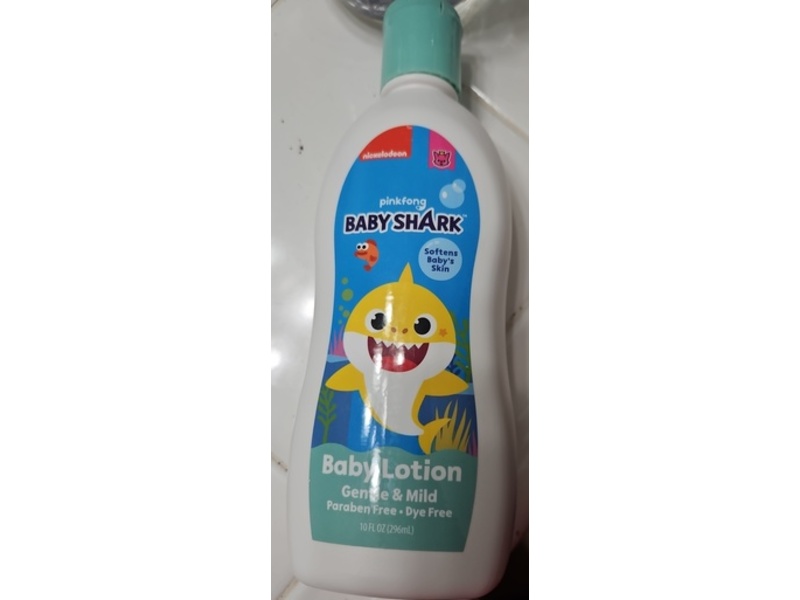 Primal Elements Pinkfong Baby Shark Baby Lotion, Gentle & Mild, 10 fl oz/296 mL, 12 Count