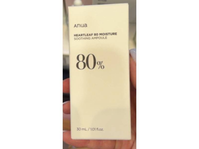 Anua Heartleaf 80 Moisture Soothing Ampoule, 1.01 fl oz/30 mL