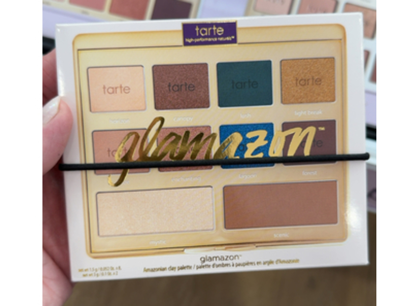 Tarte Amazonian Clay Eyeshadow Palette, Glamazon, 0.052 oz/1.5 g