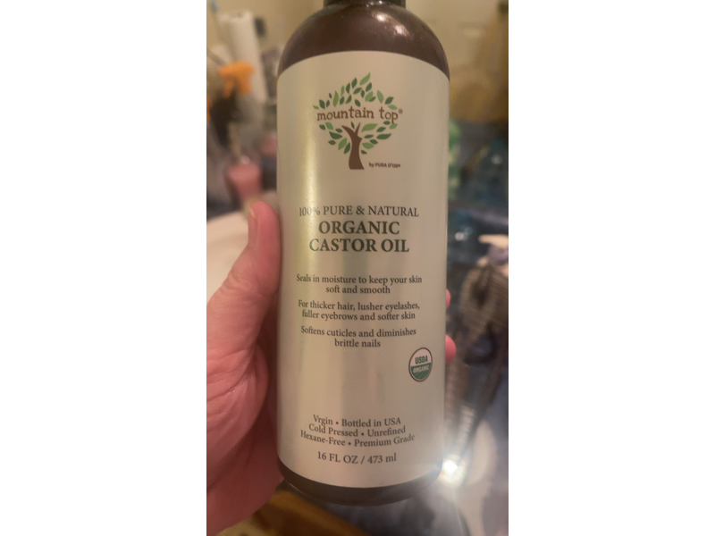 Mountain Top Castor Oil, 16 fl oz/473 mL