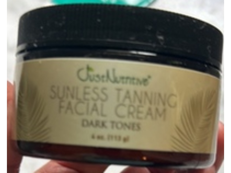 Just Nutritive Sunless Tanning Facial Cream, 4 oz/113 g