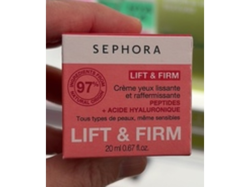 Sephora Lift & Firm Smoothing & Firming Eye Cream, 0.67 fl oz/20 mL