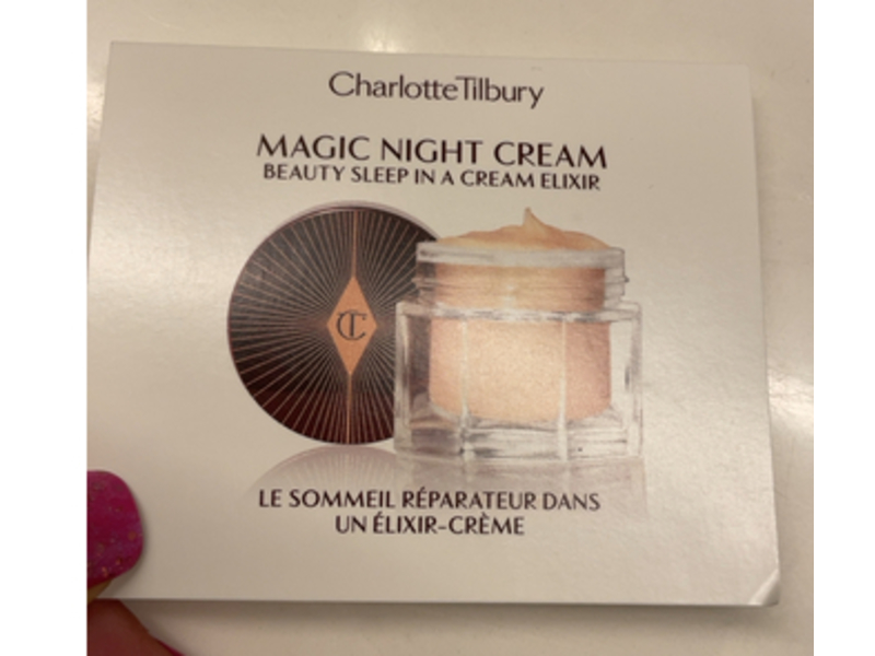 Charlotte Tilbury Magic Night Cream, Beauty Sleep Ina Cream Elxir, 0.05 fl oz/1.5 mL