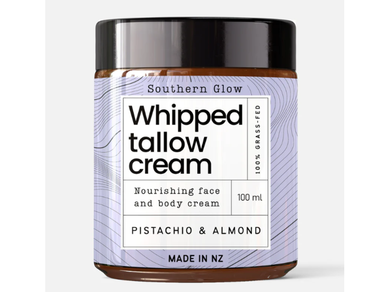 Southern Glow Pistachio & Almond Whipped Tallow Cream, 100 mL