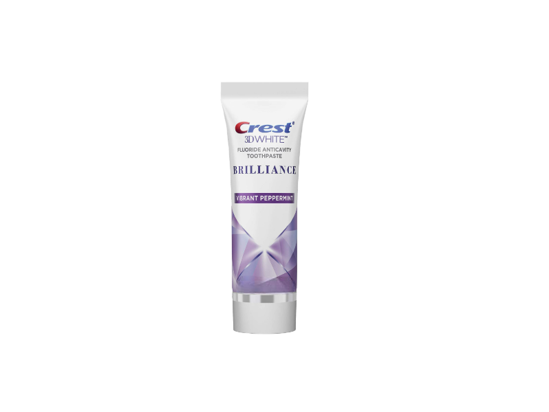 Crest 3D White Fluoride Anticavity Toothpaste, Vibrant Peppermint, 4.6 fl oz/130 g