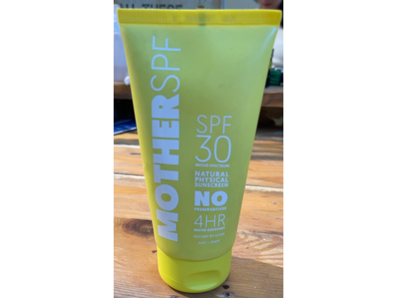 Mother Natural Physical Sunscreen, SPF 30, 4.2 oz/120 g