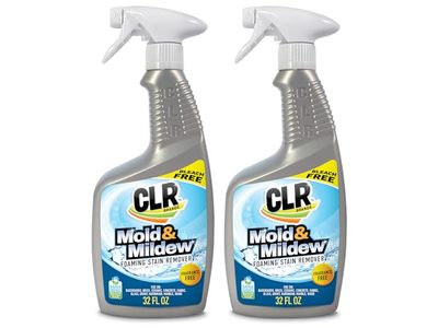 Clr Brands Mold 7 Mildew Foaming Stain Remover, Fragrance Free, 32 fl oz, Pack Of 2