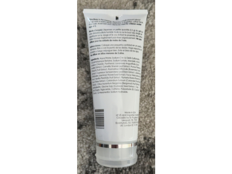 Circadia Cleansing Gel, Mandelic Acid, 6.7 fl oz/200 mL