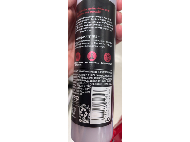 TRESemme Keratin Smooth Weightless Leave-In Lotion, 5.7 oz/168 mL