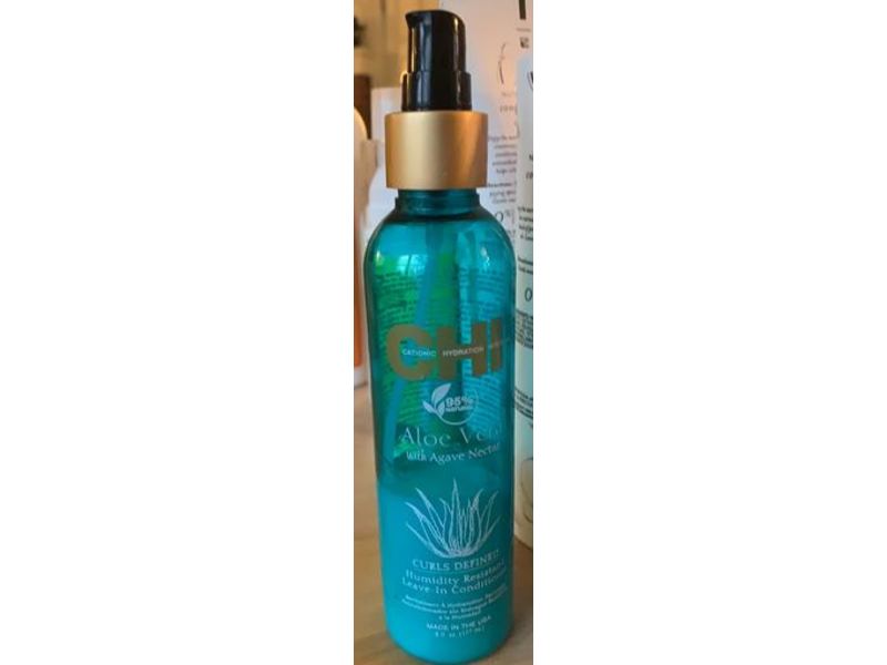 Chi Aloe Vera Humidity Resistant Leave-In Conditioner, 6 fl oz/177 mL