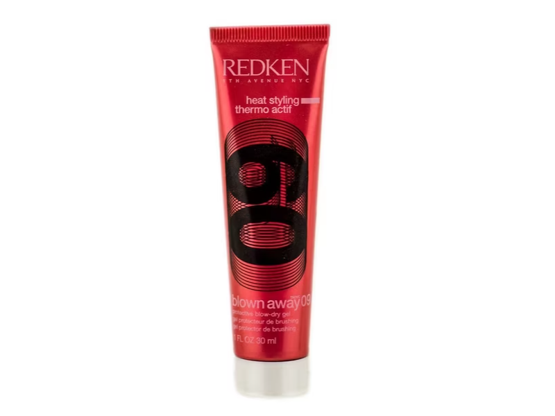 Redken Heat Styling Protective Blow Dry Gel, Blown Away 09, 1 fl oz/30 mL