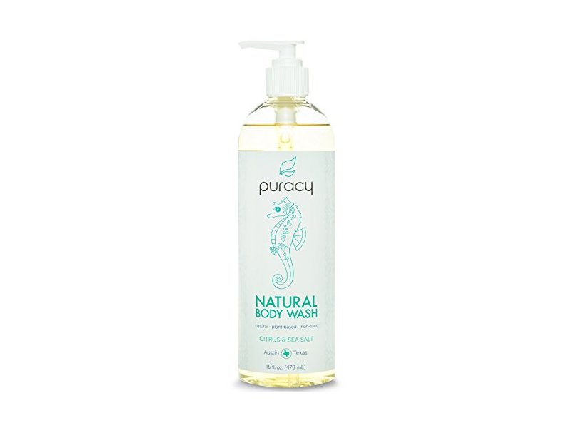 Puracy Natural Body Wash, Citrus and Sea Salt, 16 Fluid Ounce