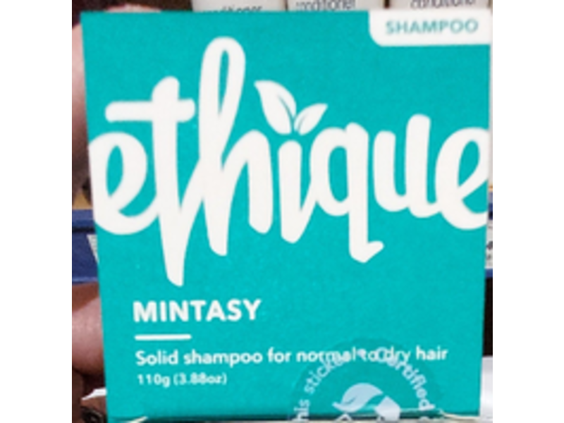 Ethique Mintasy Solid Shampoo, 3.68 oz/110 g