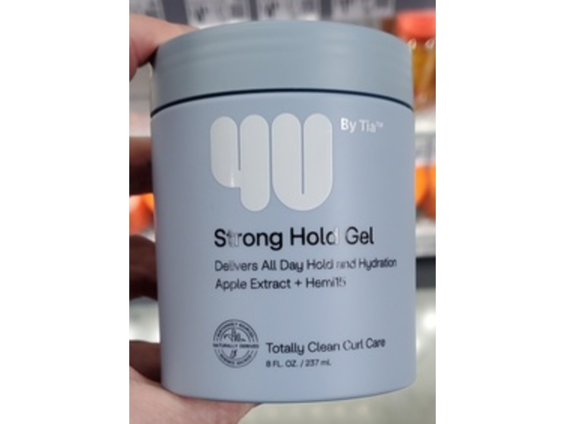 4U By Tia Strong Hold Gel, Apple Extract + Hemi15, 8 fl oz/237 mL