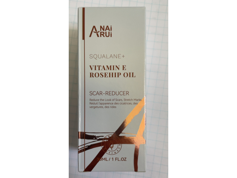 Anai Arui Scar Reducer, Squalene+Vitamin E+ Rosehip Oil, 1 fl oz/30 mL
