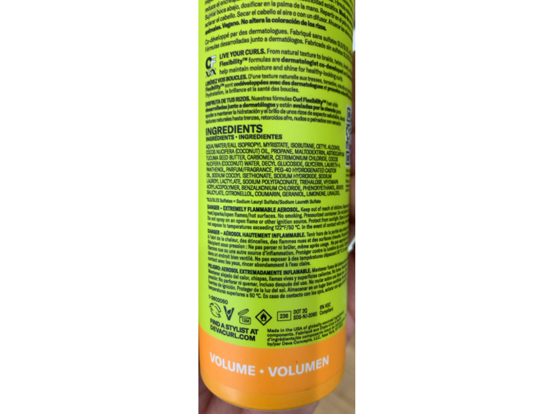 DevaCurl Super Mousse, Volumize, 5 oz /141 g