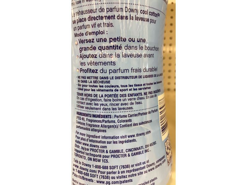 Downy In-Wash Scent Booster, Cool Cotton, 26.5 oz/752 g