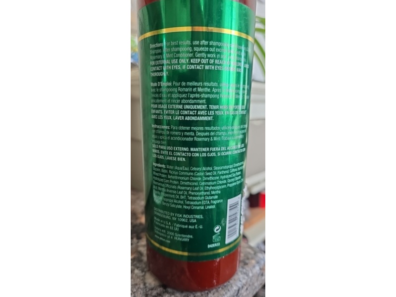 Difeel Infused Botin Conditioner, Rosemary & Mint, 33.8 fl oz