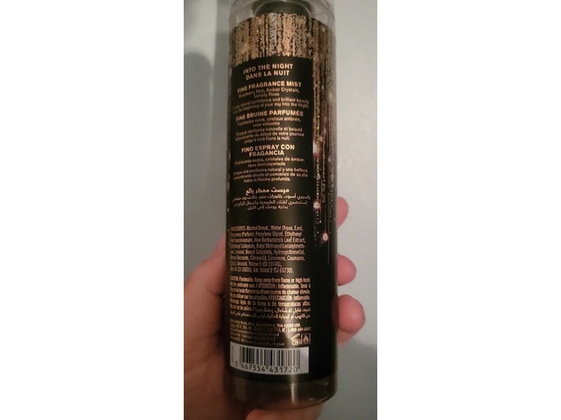 Bath & Body Works Fragrance Mist, Into The Night, 8 oz/236 mL