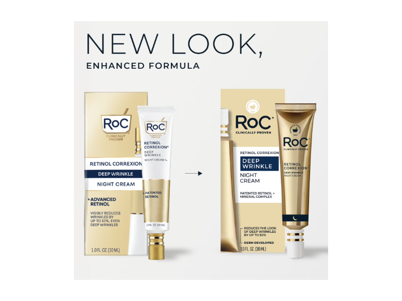 Roc Retinol Correxion Deep Wrinkle Night Cream , 1.0 fl oz/30 mL