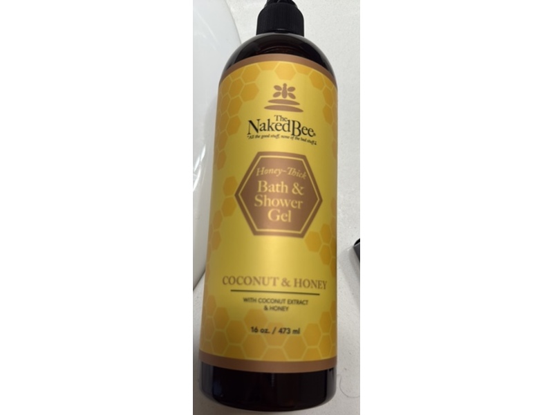 The Naked Bee Bath & Shower Gel, Coconut & Honey, 16 fl oz/473 mL