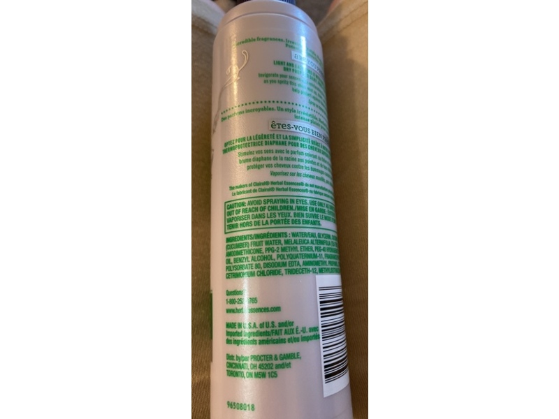 Herbal Essences Blow Dry Prep Mist, Tea Tree, 8.5 fl oz/252 mL