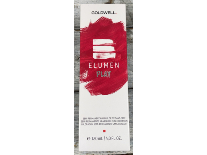 Goldwell Semi Permanent Hair Colour, Elumen Play Red, 4 fl oz/120 mL
