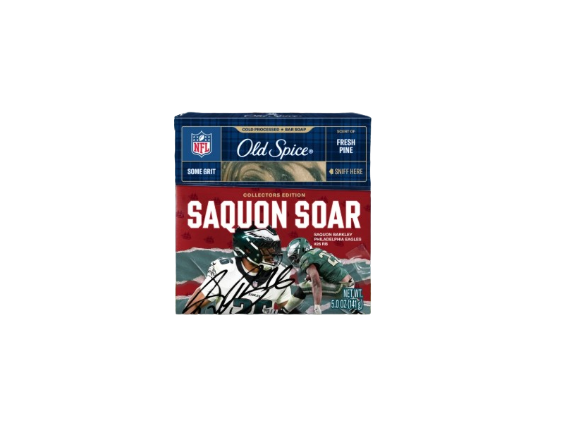 Old Spice Saquon Soar Bar Soap, Fresh Pine, 5.0 oz/141 g
