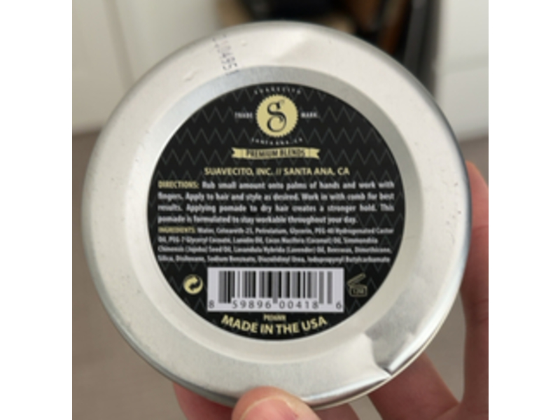 Suavecito Premium Blends Pomade, 4 oz/113 g