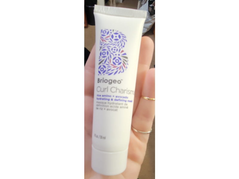 Briogeo Curl Charisma Hydrating & Defining Mask, Rice Amino+Avocado, 1 fl oz/29 mL