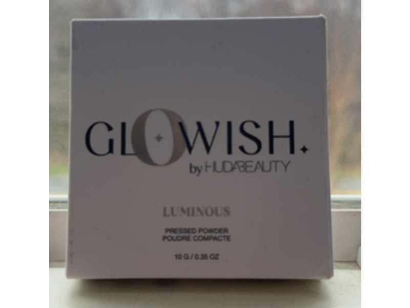 Glowish By Huda Beauty Luminous Pressed Powder, 03 Light, 0.35oz/10 g