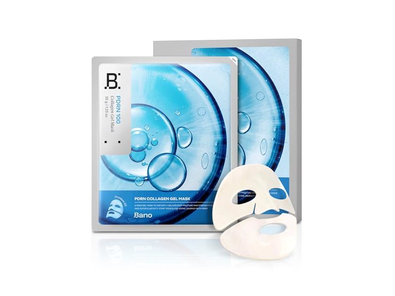 Bano Collagen Gel Mask, PDRN 100, 1.23 oz/35 g, 4 Count