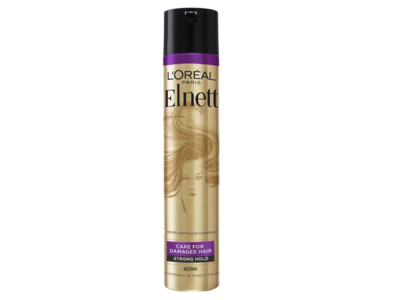 Loreal Elnett Hairspray, For Damaged Hair & Strong Hold, 400 mL