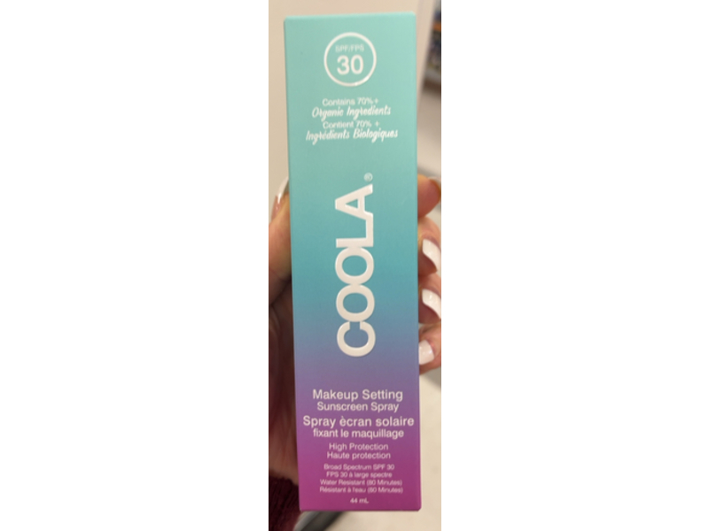 Coola Makeup Setting Sunscreen Spray, SPF 30, 44 mL