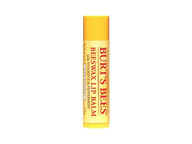 Burt's Bees Lip Balm, Beeswax, 0.15 oz., 4 Count