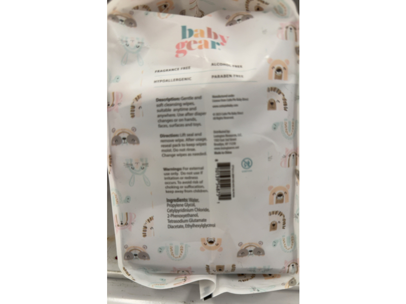 Baby Gear Baby Wipes, 180 Count